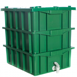 Composteira Domstica Verde 15 Litros Sem Minhocas