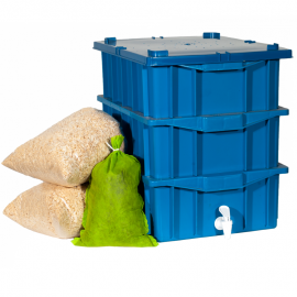 Composteira Domstica Azul - 15 litros